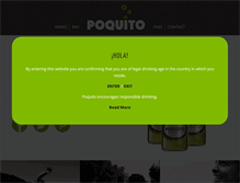 Tablet Screenshot of poquitowine.com